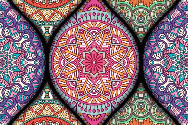 几何民族风印花图案服装纺织数码印花花型素材