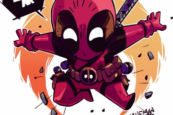 卡通人物小贱贱印花图案服装裁片T恤卫衣烫图印花花型素材