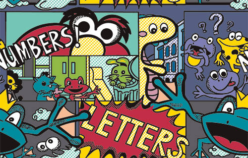 卡通动漫潮牌印花图案服装纺织数码印花花型素材