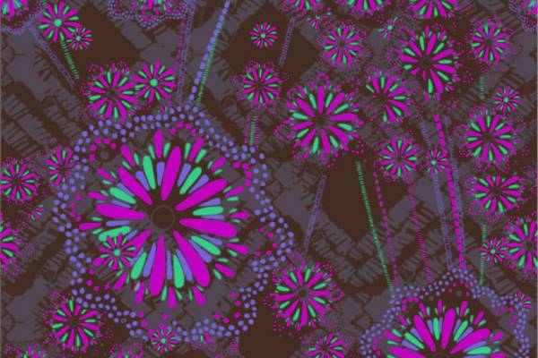 几何图案烟花印花服装纺织数码印花花型素材