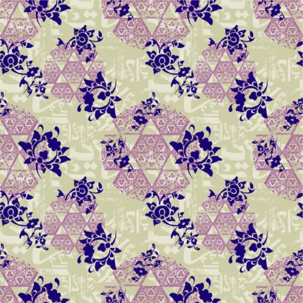 复古植物花纹印花图案服装纺织数码印花花型素材