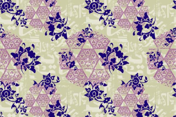 复古植物花纹印花图案服装纺织数码印花花型素材