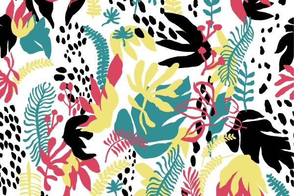 几何植物花纹印花图案服装纺织数码印花花型素材