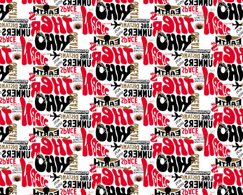 字母拼接印花图案服装纺织数码印花花型素材