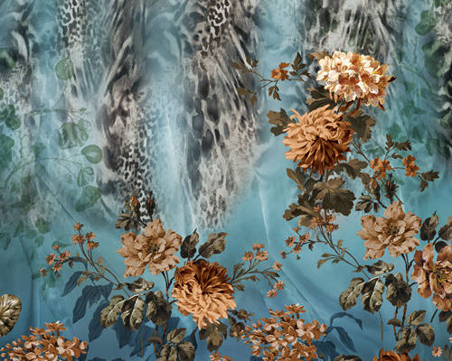 定位花豹纹印花图案服装纺织数码印花花型素材