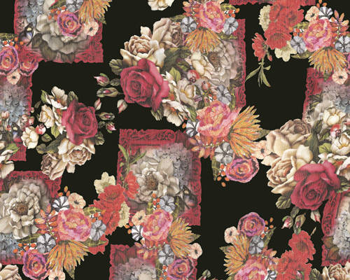 植物花朵玫瑰花印花图案服装纺织数码印花花型素材