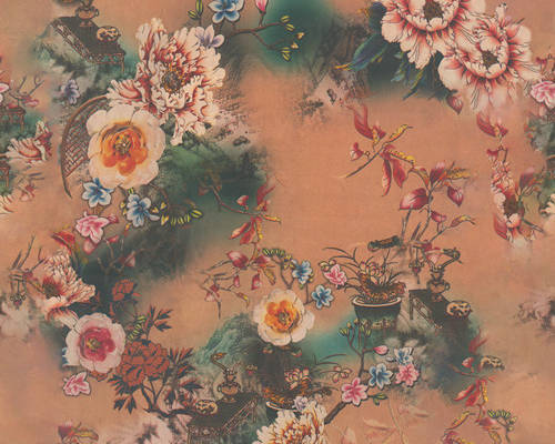 复古花纹中式风印花图案服装纺织数码印花花型素材