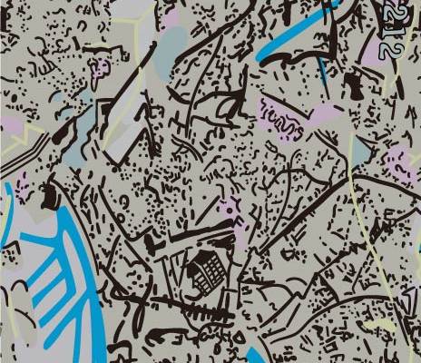 几何涂鸦印花图案服装纺织数码印花花型素材