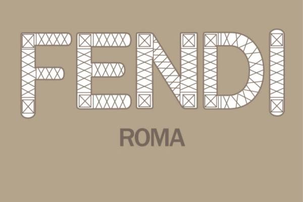 字母图案FENDI拼接印花图案服装裁片T恤卫衣烫图印花花型素材
