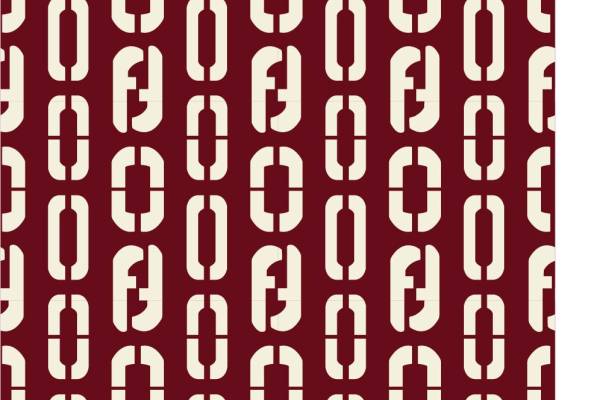 字母F拼接印花图案服装纺织数码印花花型素材