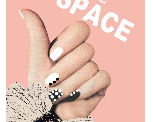 人物手掌蝴蝶结字母印花图案服装裁片T恤卫衣烫图印花花型素材