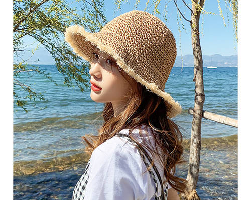 美女人物帽子字母印花图案服装裁片T恤卫衣烫图印花花型素材