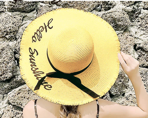 美女人物帽子字母印花图案服装裁片T恤卫衣烫图印花花型素材