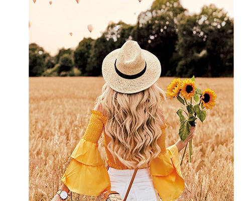 美女人物帽子字母印花图案服装裁片T恤卫衣烫图印花花型素材