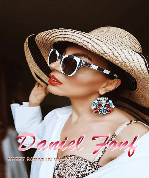 女孩人物字母印花图案服装裁片T恤卫衣烫图印花花型素材