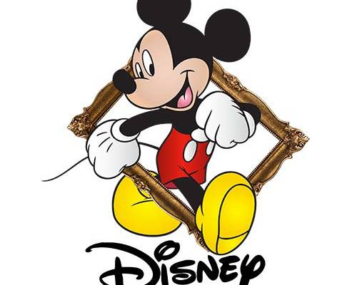 卡通动漫米老鼠字母印花图案服装裁片T恤卫衣烫图印花花型素材