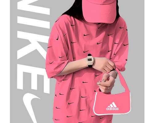人物字母箱包印花图案服装裁片T恤卫衣烫图印花花型素材