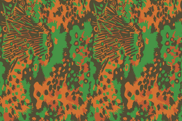 迷彩印花图案服装纺织数码印花花型素材