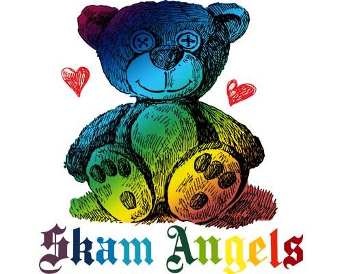 卡通彩虹熊字母印花服装裁片T恤卫衣烫图印花花型素材