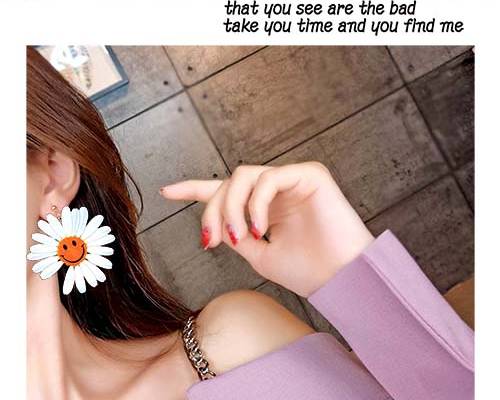 卡通美女人物字母印花服装裁片T恤卫衣烫图印花花型素材