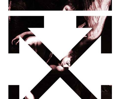 潮牌OFF-WHITE印花图案服装裁片T恤卫衣烫图印花花型素材