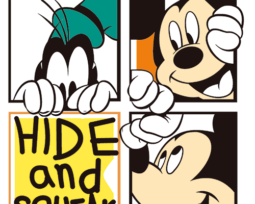 迪士尼米奇字母潮牌印花图案服装裁片T恤卫衣烫图印花花型素材