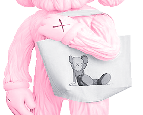 芝麻街KWAS玩偶印花图案服装裁片T恤卫衣烫图印花花型素材