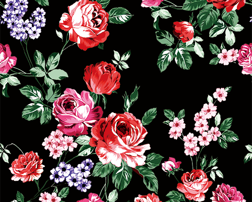 植物牡丹花朵印花图案服装纺织数码印花花型素材