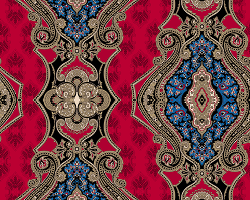 奢华复古花纹印花图案服装纺织数码印花花型素材