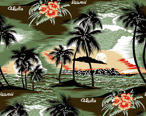 植物树木字母花朵印花图案服装纺织数码印花花型素材