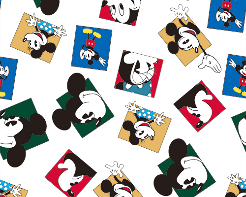 迪士尼米奇印花图案服装纺织数码印花花型素材