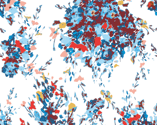 色彩涂鸦印花图案服装纺织数码印花花型素材