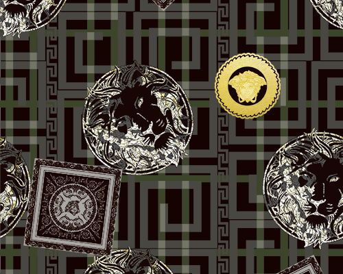 复古几何图案潮牌印花服装纺织数码印花花型素材