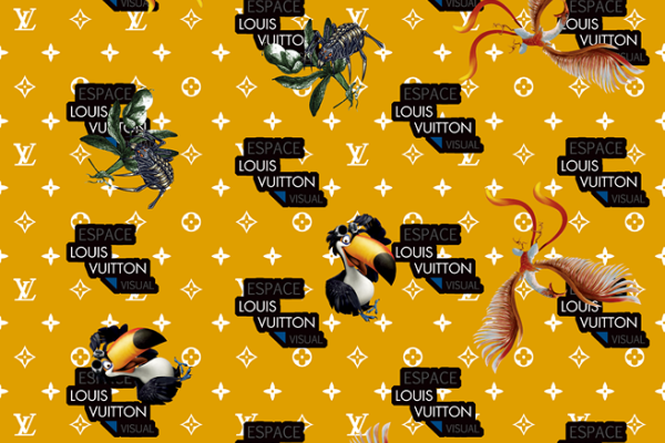 动物飞鸟潮牌字母印花图案服装纺织数码印花花型素材