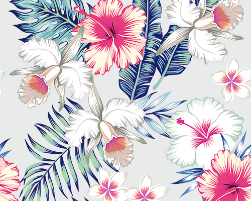 植物花朵印花图案服装纺织数码印花花型素材