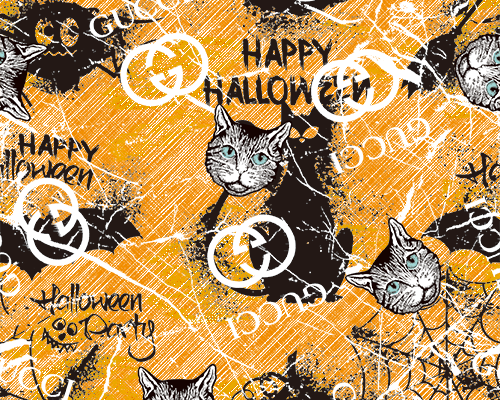 字母GUCCI潮牌猫咪印花图案服装纺织数码印花花型素材