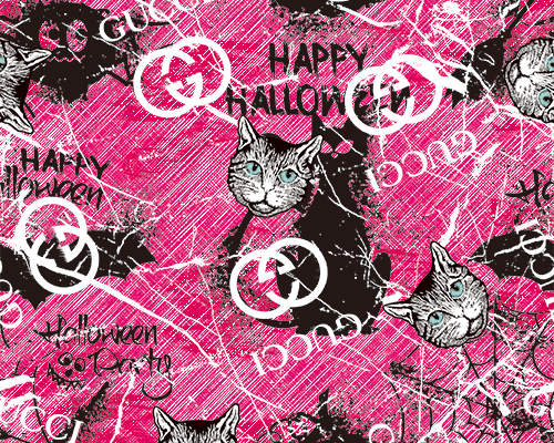 字母GUCCI潮牌猫咪印花图案服装纺织数码印花花型素材