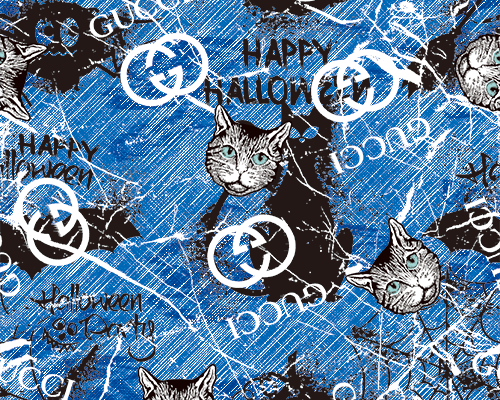 字母GUCCI潮牌猫咪印花图案服装纺织数码印花花型素材