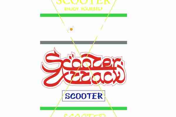 字母图案小皱菊潮牌印花服装裁片T恤卫衣烫图印花花型素材