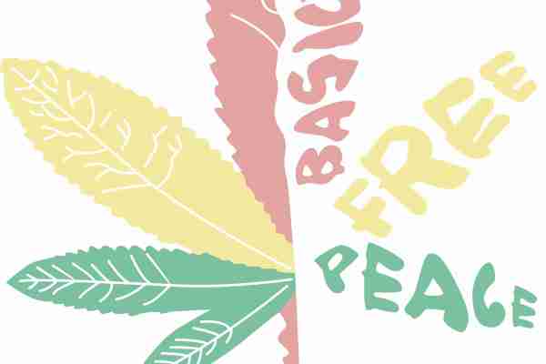 潮牌麻叶字母印花图案服装裁片T恤卫衣烫图印花花型素材