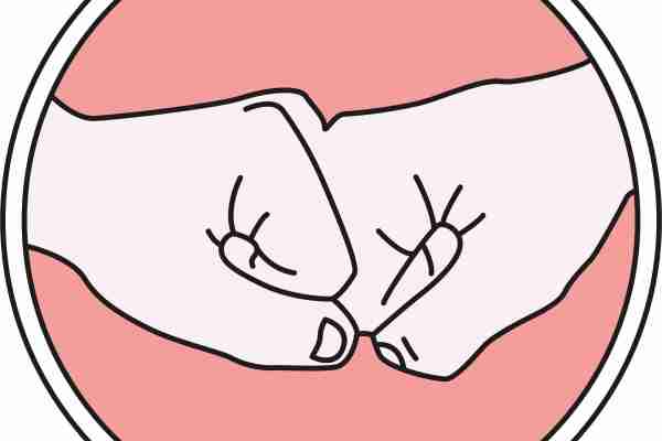 卡通拳头印花图案服装裁片T恤卫衣烫图印花花型素材