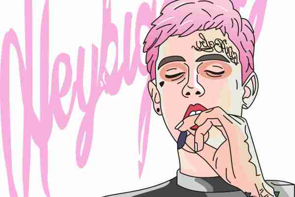 欧美潮牌抽烟男印花图案服装裁片T恤卫衣烫图印花花型素材