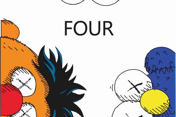 卡通芝麻街印花图案服装裁片T恤卫衣烫图印花花型素材