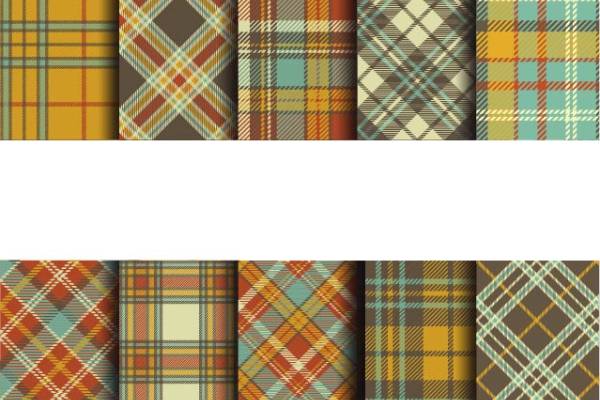 几何格子印花图案服装纺织数码印花花型素材