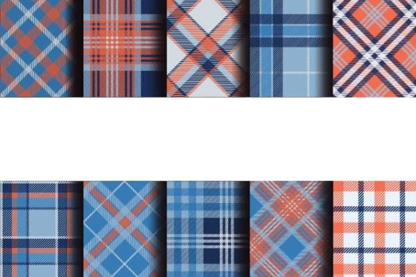 几何格子印花图案服装纺织数码印花花型素材