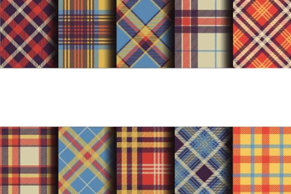 几何格子印花图案服装纺织数码印花花型素材