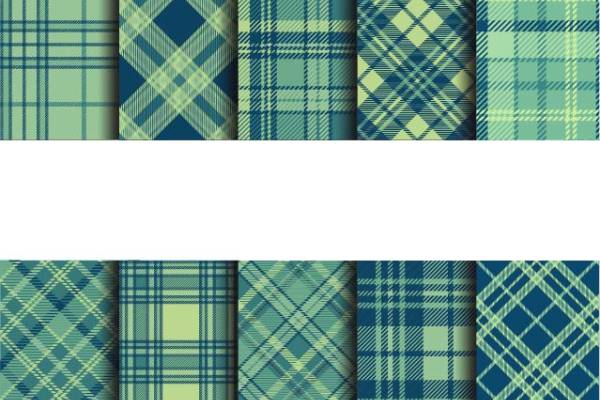 几何格子印花图案服装纺织数码印花花型素材