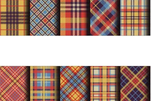 几何格子印花图案服装纺织数码印花花型素材