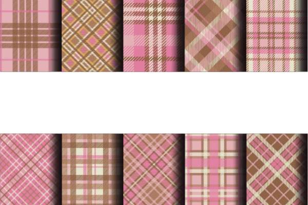 几何格子印花图案服装纺织数码印花花型素材