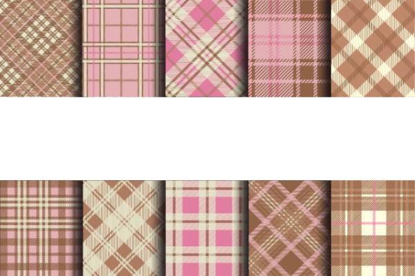 几何格子印花图案服装纺织数码印花花型素材